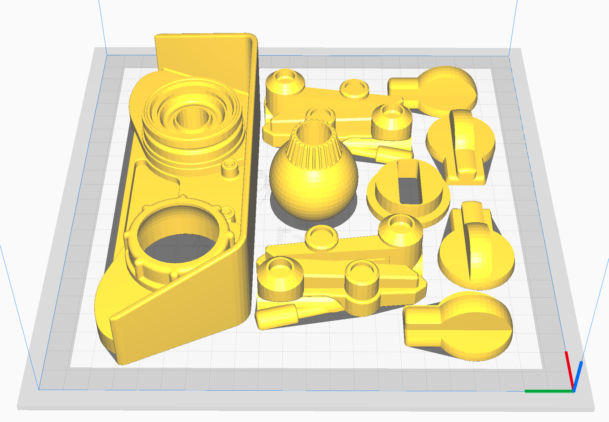 3D models laid out in Ultimaker-Cura 